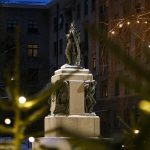 Laisvės alėja žiemos vakarą