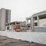 Griaunamas kalniečių prekybos centras