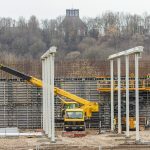 Statybos Nemuno saloje