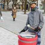 Protesto akcija prie savivaldybės