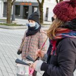 Protesto akcija prie savivaldybės