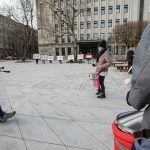 Protesto akcija prie savivaldybės