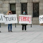 Protesto akcija prie savivaldybės