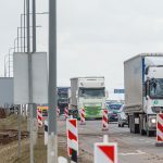 Viaduko statybos A1 kelyje prie Giraitės