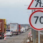 Viaduko statybos A1 kelyje prie Giraitės