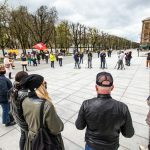 Protestas prieš mokinių testavimą
