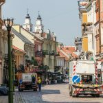 Uždaryta Vilniaus gatvė