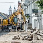 Rekonstruojama Vilniaus gatvė