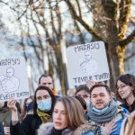 Protestas prieš Matijošaičių verslą Rusijoje