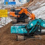 Eismo ribojimai prie A. Meškinio tilto