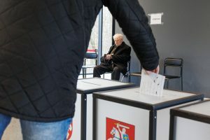 Išankstiniame balsavime balsavo V. Matijošaitis