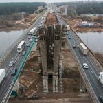 Lūžusi Kleboniškio tilto konstrukcija