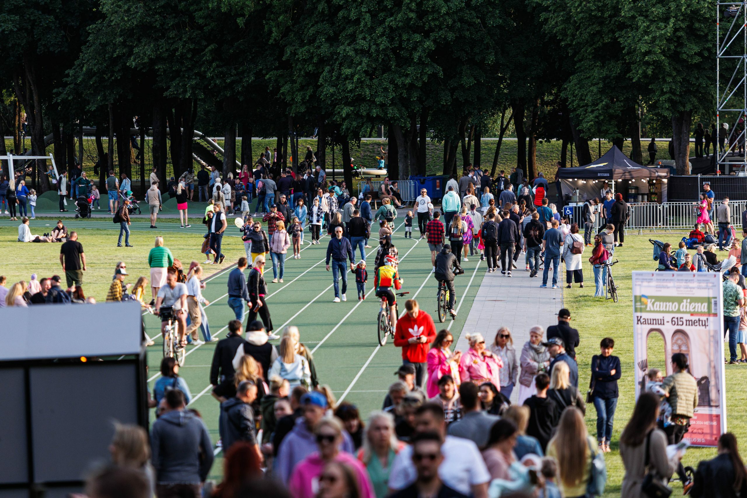 Kauno miesto gimtadienio šventė Santakos parke