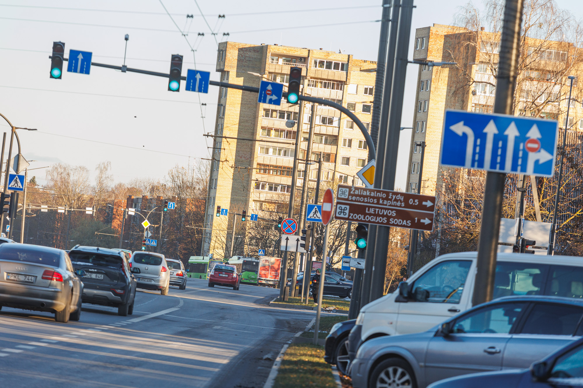 Taikos pr. pakeista važiavimo tvarka