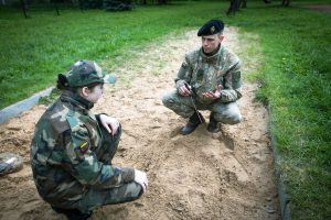 Pilietinio atsparumo diena licėjuje Generolo Povilo Plechavičiaus kadetų licėjuje / Ugdymo įstaigos nuotr.