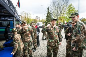 Pilietinio atsparumo diena licėjuje Generolo Povilo Plechavičiaus kadetų licėjuje / Ugdymo įstaigos nuotr.