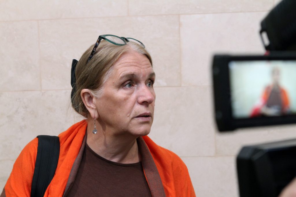 Erika Švenčionienė Kauno apylinkės teisme / ELTA / M. Patašiaus nuotr.