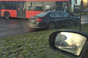 Avarija Europos prospekte / skaitytojų nuotr.