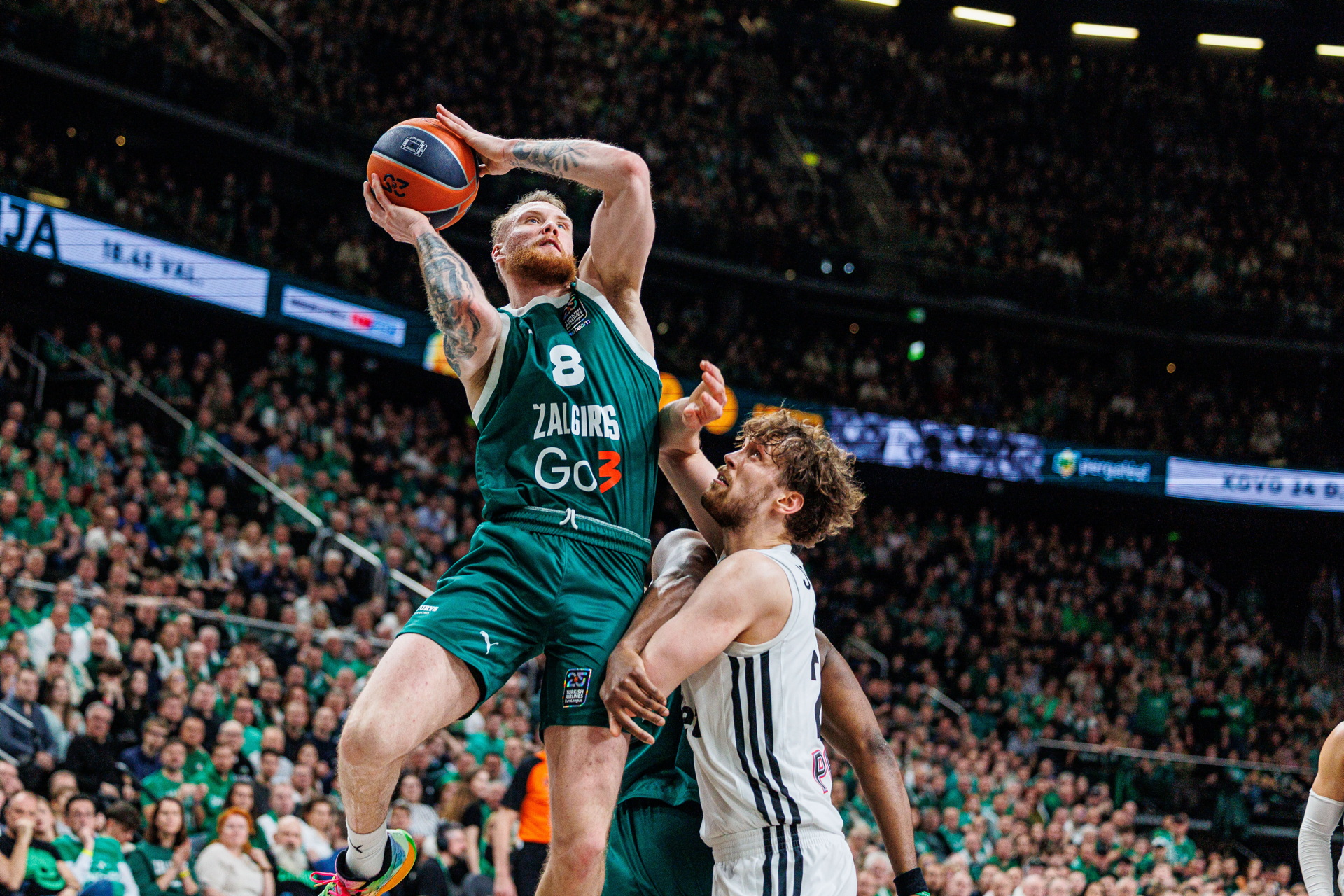 Kauno „Žalgiris“ – Paryžiaus „Paris Basketball“ / E. Ovčarenko / BNS nuotr.