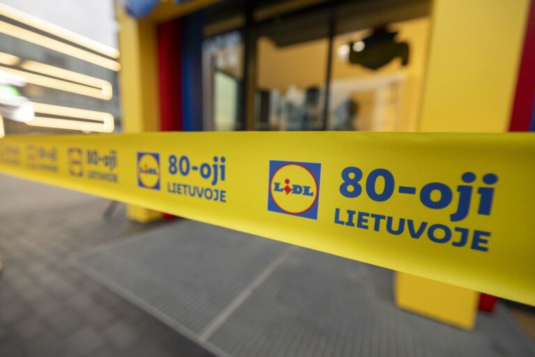Kaune duris atvėrė jubiliejinė „Lidl“ parduotuvė / org. nuotr.