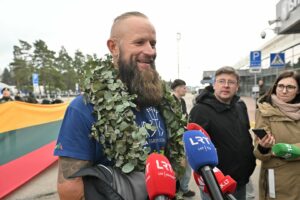 A. Mockus grįžo į Lietuvą / A. Kubaičio / Lrytas nuotr.