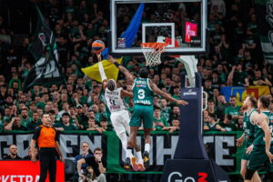 Kauno „Žalgiris“ – Paryžiaus „Paris Basketball“ / E. Ovčarenko / BNS nuotr.