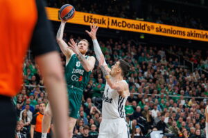 Kauno „Žalgiris“ – Paryžiaus „Paris Basketball“ / E. Ovčarenko / BNS nuotr.