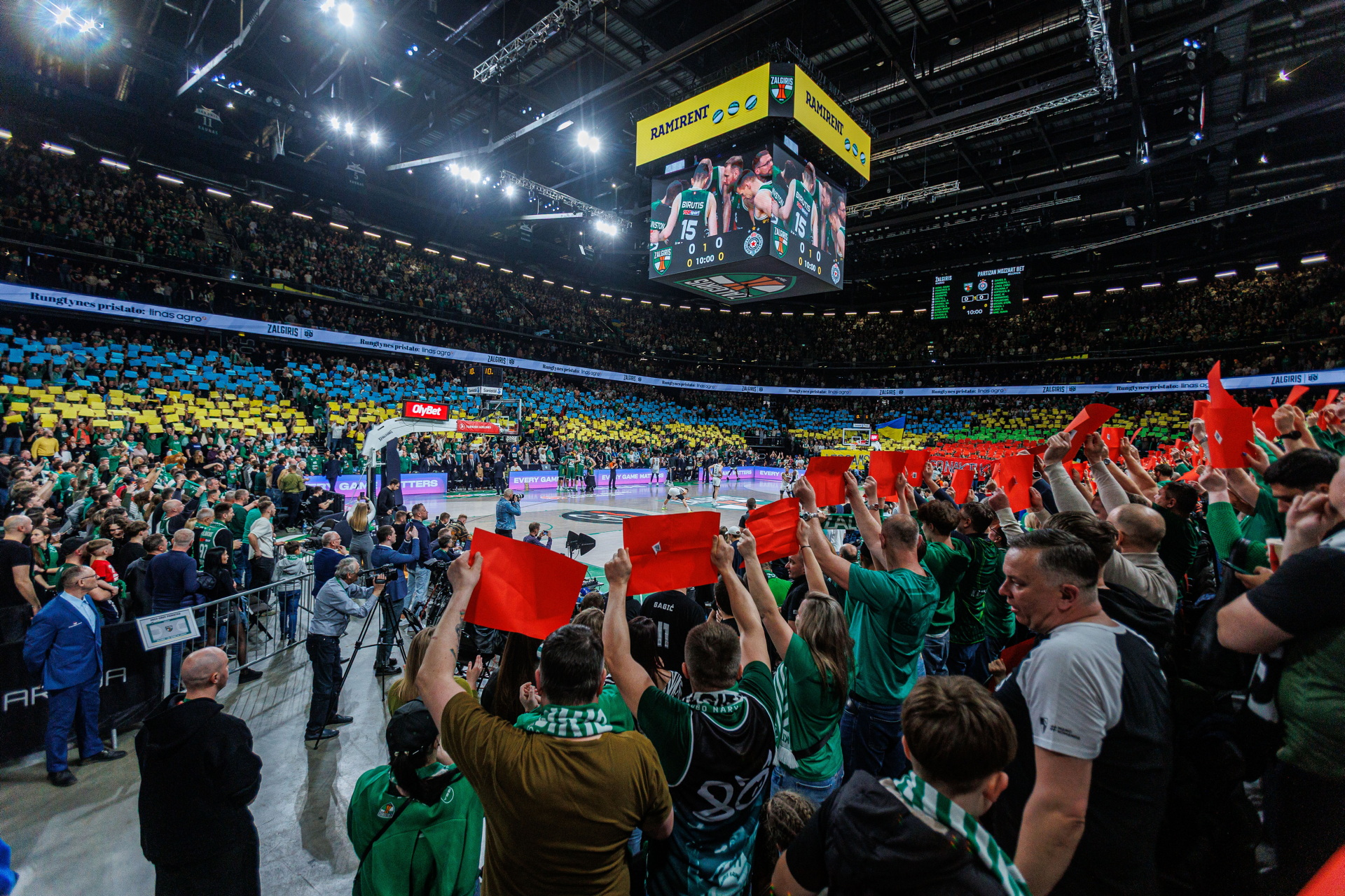 „Žalgirio“ arenoje – atsakas serbams / E. Ovčarenko / BNS nuotr.