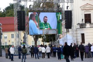 Popiežius Pranciškus Kaune / M. Patašiaus nuotr.