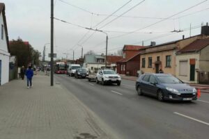 Gaisras Jurbarko gatvėje / Skaitytojų nuotr.