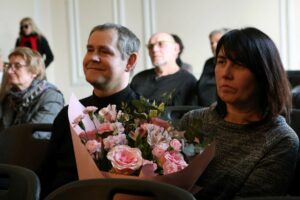 Vieno lito premijos įteikimas / M. Patašiaus nuotr.