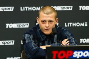 Eimanto Stanionio ir Vido Bružo spaudos konferencija / A. Barkausko, ELTOS nuotr.