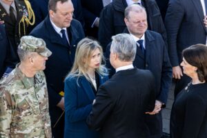 JAV karių pagerbimo ir išlydėjimo ceremonija / R. Riabovo, BNS nuotr.