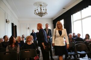 Vieno lito premijos įteikimas / M. Patašiaus nuotr.