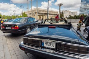 Protestas prieš siūlymą ilginti istorinių automobilių amžių / S. Lisausko, BNS nuotr.
