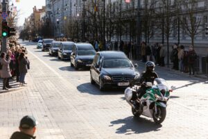 JAV karių pagerbimo ir išlydėjimo ceremonija / R. Riabovo, BNS nuotr.