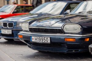 Protestas prieš siūlymą ilginti istorinių automobilių amžių / S. Lisausko, BNS nuotr.