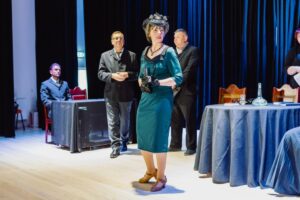 Naujoje teatro studijoje Čekiškėje – pirmasis spektaklis / M. Kievišo nuotr.