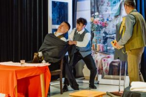 Naujoje teatro studijoje Čekiškėje – pirmasis spektaklis / M. Kievišo nuotr.