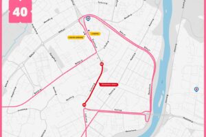 Autobusų eismo schema / Kaunas.lt nuotr.