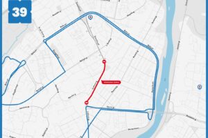 Autobusų eismo schema / Kaunas.lt nuotr.