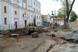 Rotušės aikštės rekonstrukcija / M. Patašiaus nuotr.