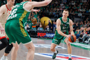 LKL rungtynėse Kaune susitiko Kauno „Žalgiris“ ir Vilniaus „Rytas“ / E. Ovčarenko/BNS nuotr.
