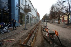Laisvės alėjos rekonstrukcija / M. Patašiaus nuotr.