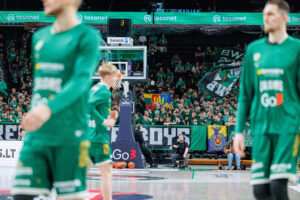 LKL rungtynėse Kaune susitiko Kauno „Žalgiris“ ir Vilniaus „Rytas“ / E. Ovčarenko/BNS nuotr.