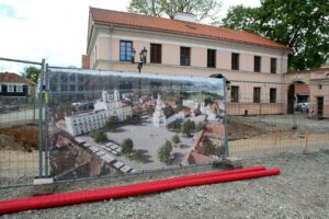 Rotušės aikštės rekonstrukcija / M. Patašiaus nuotr.