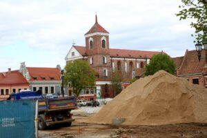 Rotušės aikštės rekonstrukcija / M. Patašiaus nuotr.
