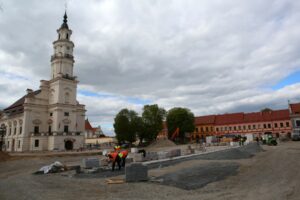 Rotušės aikštės rekonstrukcija / M. Patašiaus nuotr.