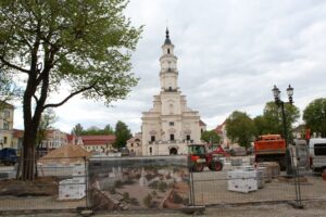 Rotušės aikštės rekonstrukcija / M. Patašiaus nuotr.