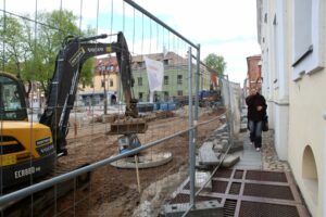 Rotušės aikštės rekonstrukcija / M. Patašiaus nuotr.